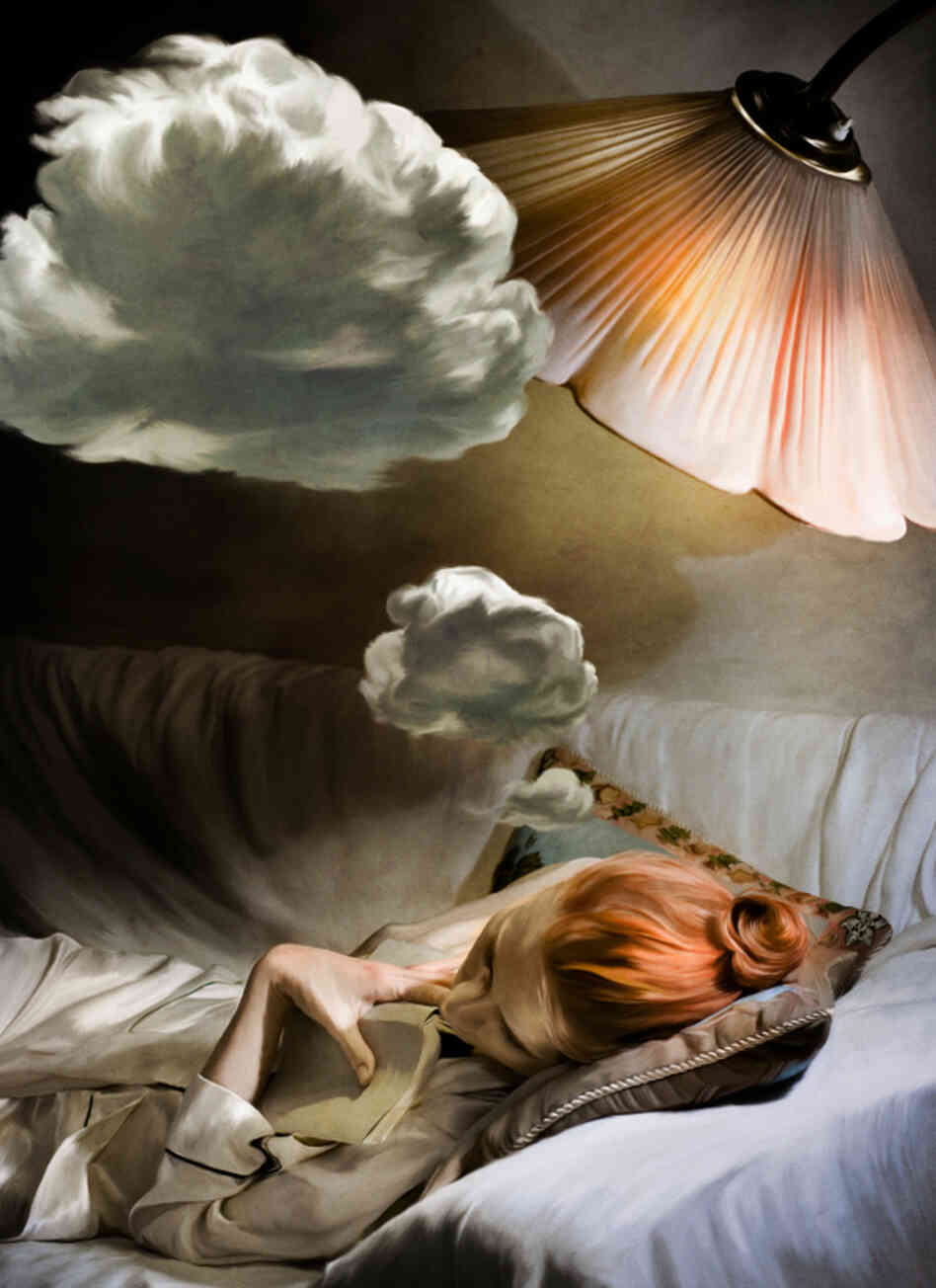 Woman dreaming.