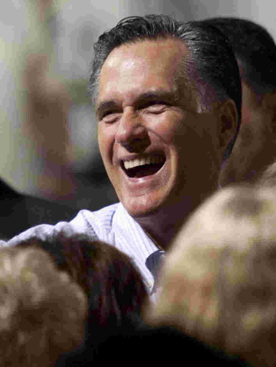 Republican presidential contender Mitt Romney at a campaign event on Wednesday in St. Petersburg, Fla. Republican presidential contender Mitt Romney at a campaign event on Wednesday in St. Petersburg, Fla.
