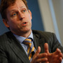 PayPal co-founder Peter Thiel, who has donated more than $2.5 million to a superPAC backing GOP presidential candidate Ron Paul, speaks at the National Press Club in Washington, D.C., in October.