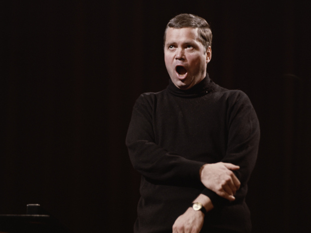 A portrait of Dietrich Fischer-Dieskau taken circa 1965.