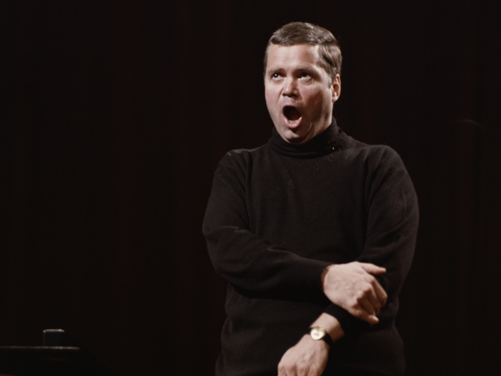 A portrait of Dietrich Fischer-Dieskau taken circa 1965.
