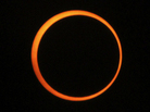 An annular solar eclipse is seen over Myanmar on Jan. 15, 2010 as the moon crossed the sun's path, blocking everything but a narrow, blazing rim of light. An annular solar eclipse is seen over Myanmar on Jan. 15, 2010 as the moon crossed the sun's path, blocking everything but a narrow, blazing rim of light.