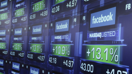 Facebook shares began trading on Nasdaq shortly after 11:30 a.m. on Friday. Facebook shares began trading on Nasdaq shortly after 11:30 a.m. on Friday.