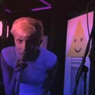 YACHT's singer Claire L. Evans is trapped in a make-believe intergalactic war in the video for "Beam Me Up." YACHT's singer Claire L. Evans is trapped in a make-believe intergalactic war in the video for "Beam Me Up."