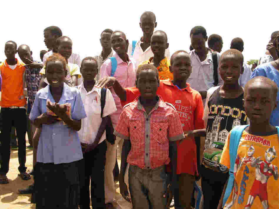 Students like those of Good Hope Basic Primary School in South Sudan are still catching up nearly a year after independence from Sudan.