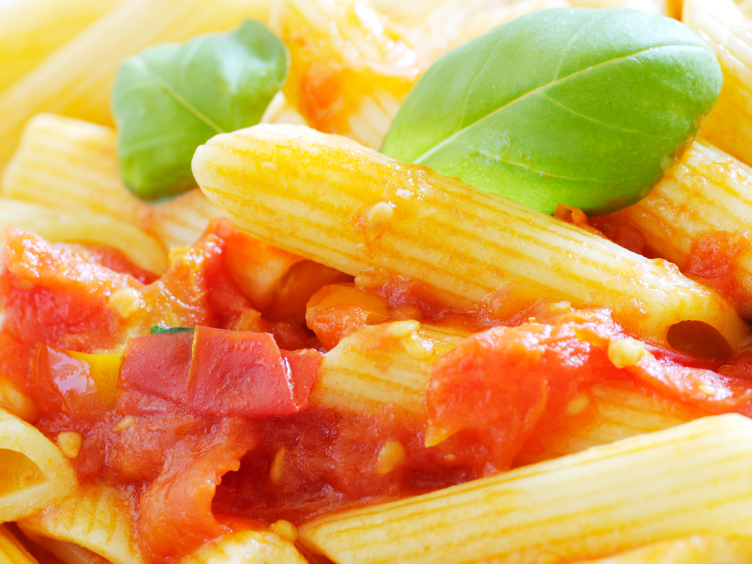 Penne pasta.