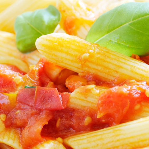 Penne pasta.