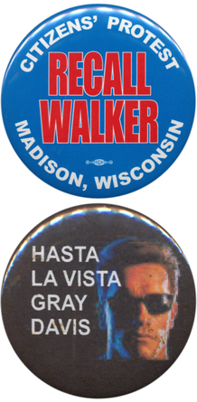 For the most part, Democrats love, and Republicans detest, the gov. recall in Wisconsin. Which is the opposite of how they saw the 2003 California recall. For the most part, Democrats love, and Republicans detest, the gov. recall in Wisconsin. Which is the opposite of how they saw the 2003 California recall.