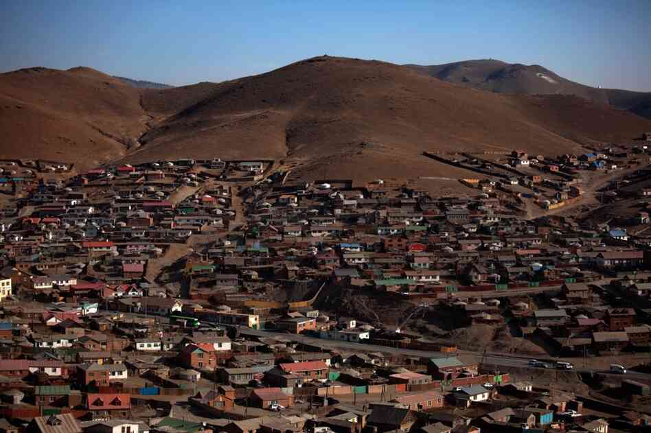 So-called ger villages — actually a mix of yurts and more permanent shelters — spread out onto the hills surrounding Ulan Bator. Some plots are legally purchased; others are occupied by squatters. Most residents have left lives as herders to look for jobs in Mongolia's capital. One-third of Mongolia's population lives in Ulan Bator.