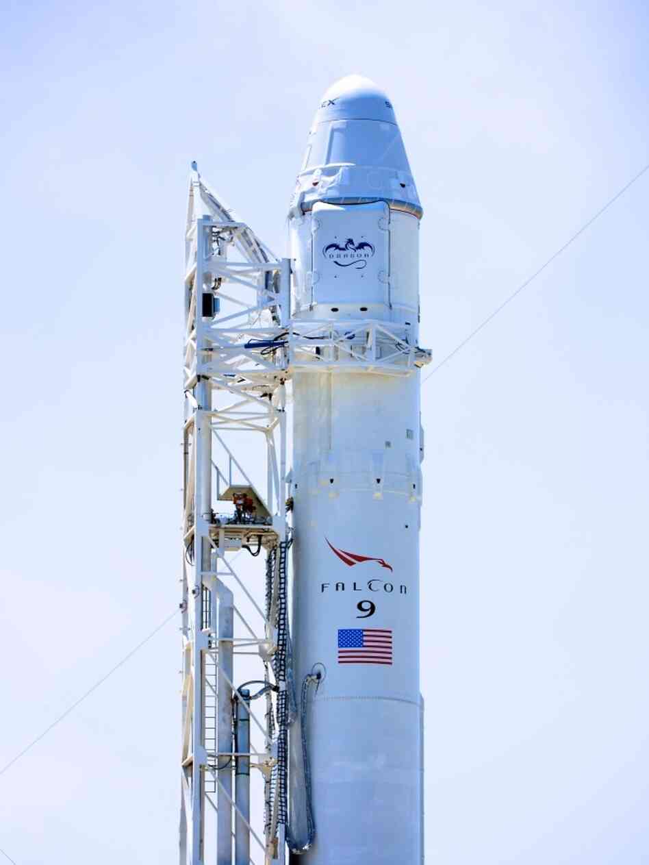 SpaceX rocket Falcon 9 at Cape Canaveral in Florida was scheduled to launch Saturday morning, but aborted just before liftoff.