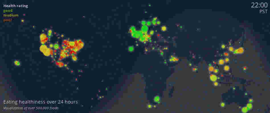 At 1 a.m. Eastern, late-night snacking is rampant across North America.