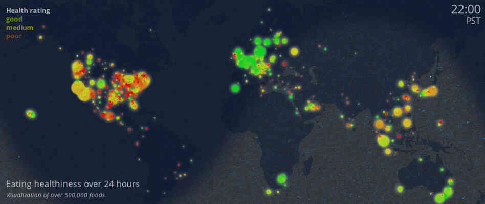 At 1 a.m. Eastern, late-night snacking is rampant across North America.
