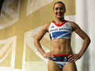 Heptathlon athlete Jessica Ennis in March at the official British team kit launch for the London 2012 Olympic and Paralympic Games.