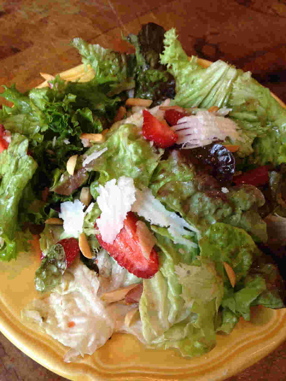 Mixed Greens With Strawberries