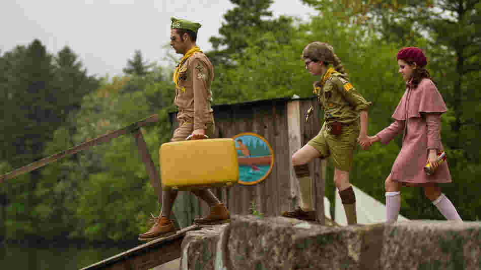 Cousin Ben (Jason Schwartzman) leads Sam (Jared Gilman) and Suzy (Kara Hayward) down a dock in Moonrise Kingdom. The film, set in 1965, follows Sam and Suzy when they elope together into the wilderness of the fictitious New Penzance island. Cousin Ben (Jason Schwartzman) leads Sam (Jared Gilman) and Suzy (Kara Hayward) down a dock in Moonrise Kingdom. The film, set in 1965, follows Sam and Suzy when they elope together into the wilderness of the fictitious New Penzance island.