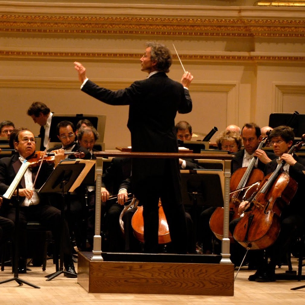 The Cleveland Orchestra with music director Franz Welser-Most.
