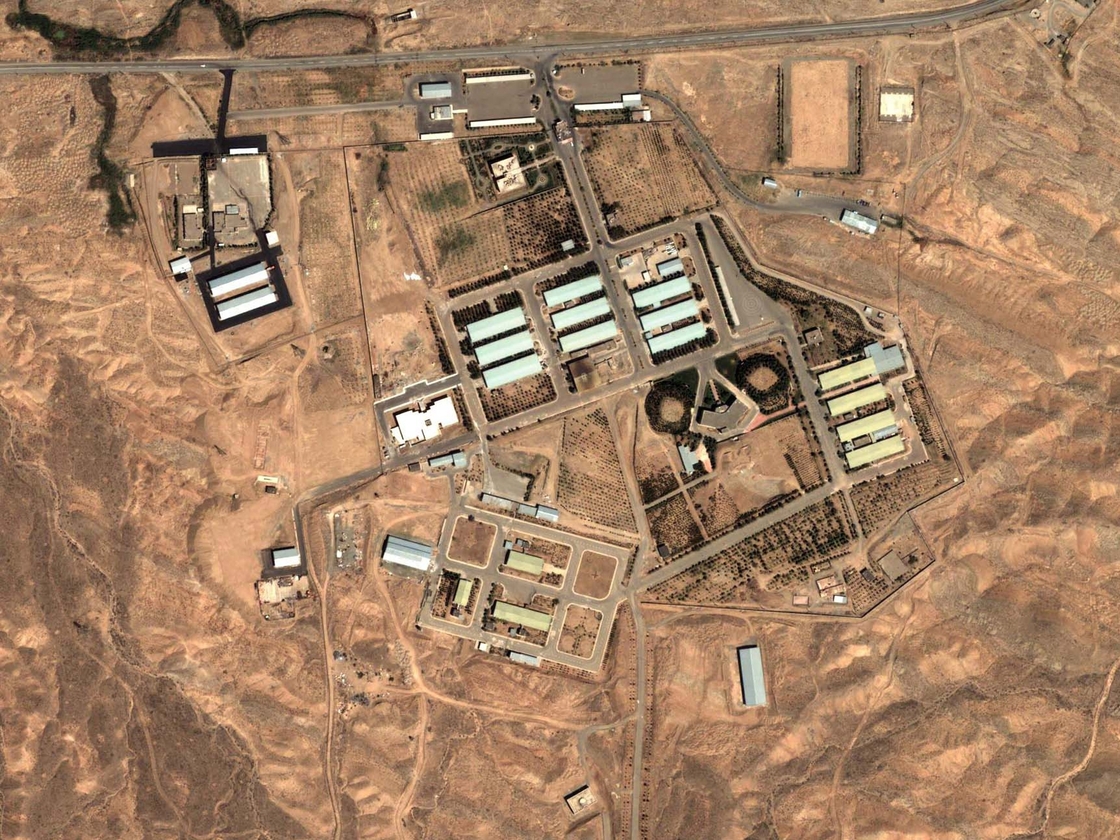 One Iranian site of particular interest to U.S. intelligence officials is the military complex at Parchin, about 20 miles southeast of the capital, Tehran. The complex is shown here in a 2004 satellite image.