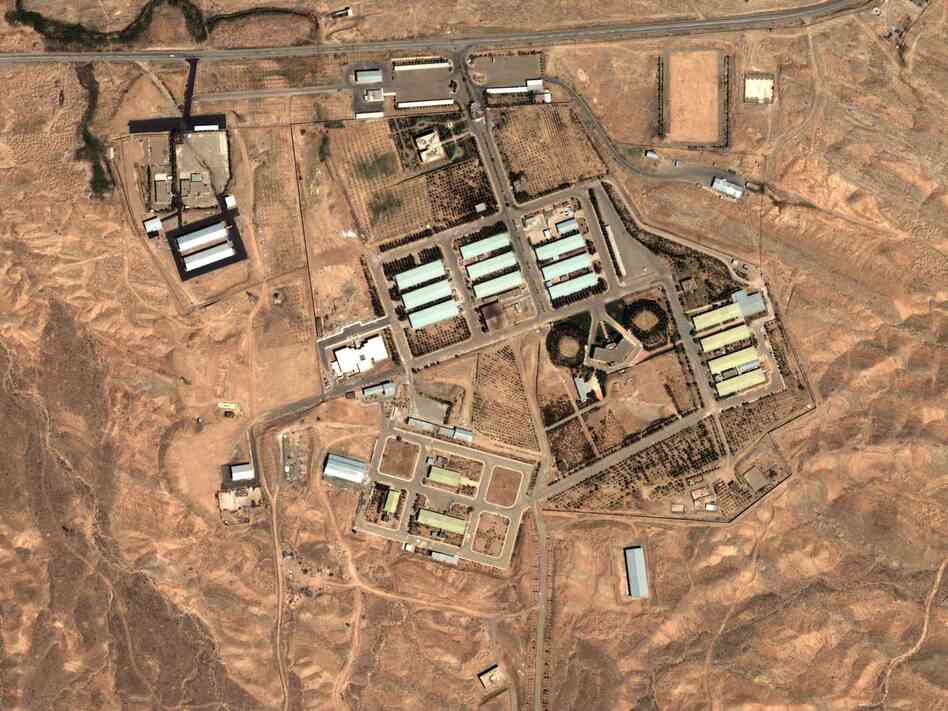 One Iranian site of particular interest to U.S. intelligence officials is the military complex at Parchin, about 20 miles southeast of the capital, Tehran. The complex is shown here in a 2004 satellite image.