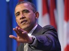 President Obama during a news conference Monday in Chicago. President Obama during a news conference Monday in Chicago.