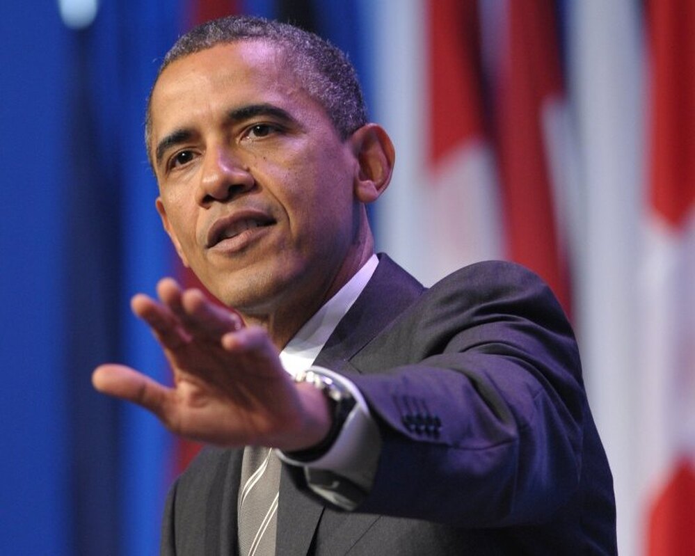 President Obama during a news conference Monday in Chicago.