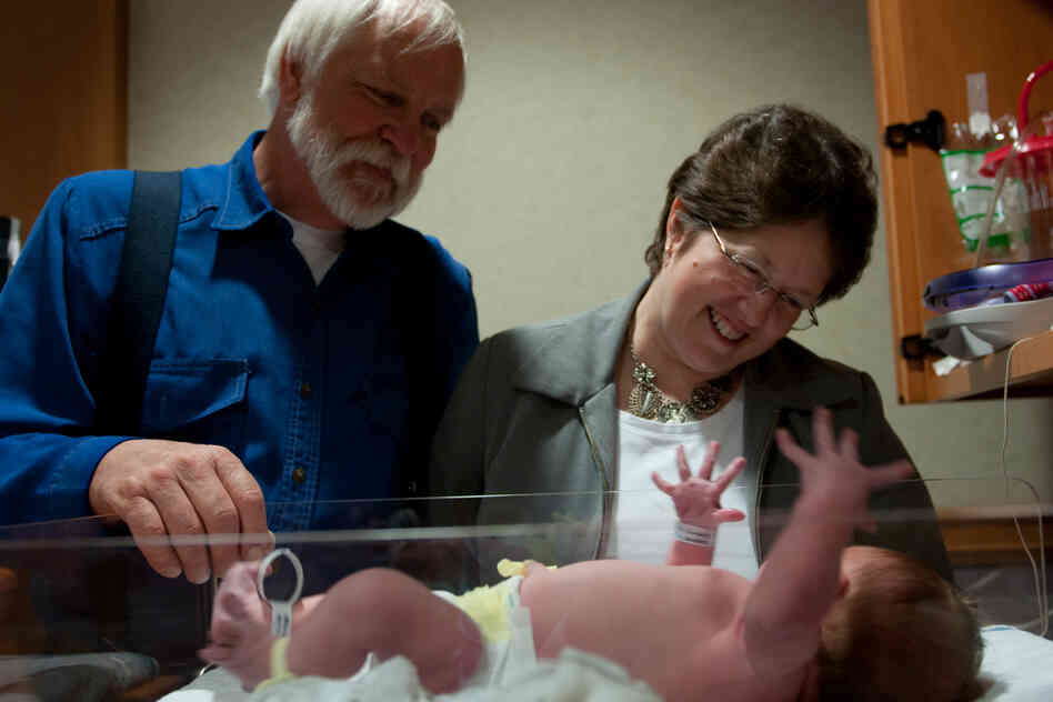 Each birthing suite is designed for the newborn to remain in the room with the mother, and there is an additional bed in the room for dad, or other care partner.