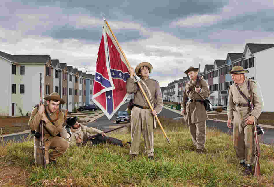 Confederate re-enactors at Germanna Heights apartments. On May 4, 1864, Gen. Ulysses S. Grant launched his 120,000-man federal invasion here, in central Virginia.