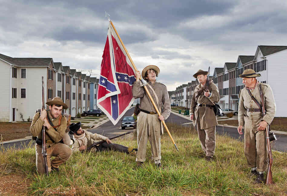 Confederate re-enactors at Germanna Heights apartments. On May 4, 1864, Gen. Ulysses S. Grant launched his 120,000-man federal invasion here, in central Virginia.