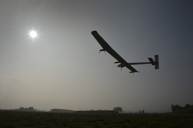 The Swiss sun-powered aircraft Solar Impulse takes off on Thursday in Payerne on its first attempted intercontinental flight from Switzerland to Morocco.