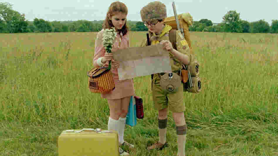 Kara Hayward and Jared Gilman star in Wes Anderson's latest film, Moonrise Kingdom.