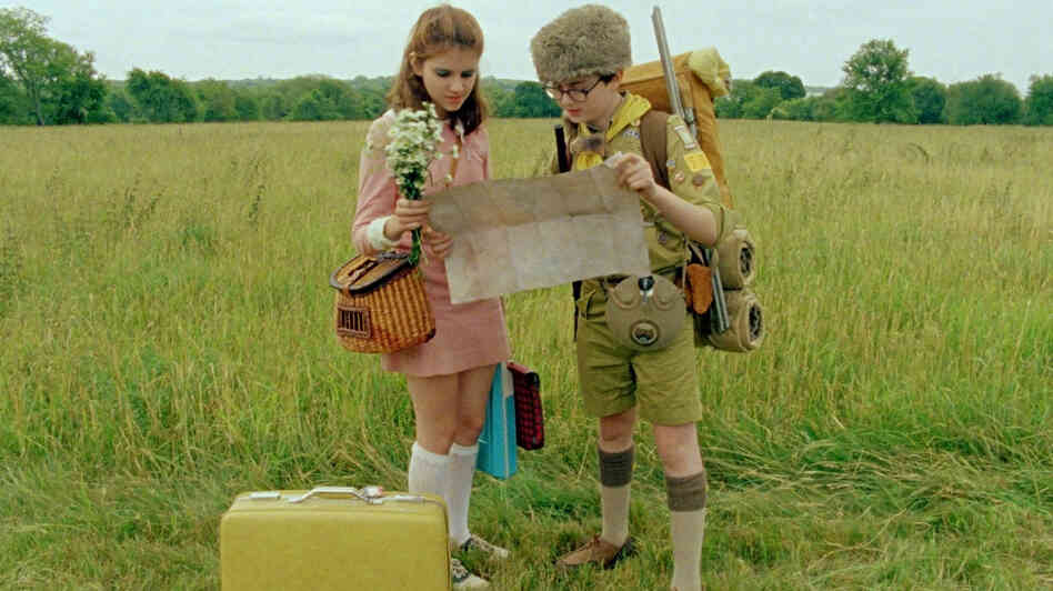 Kara Hayward and Jared Gilman star in Wes Anderson's latest film, Moonrise Kingdom.