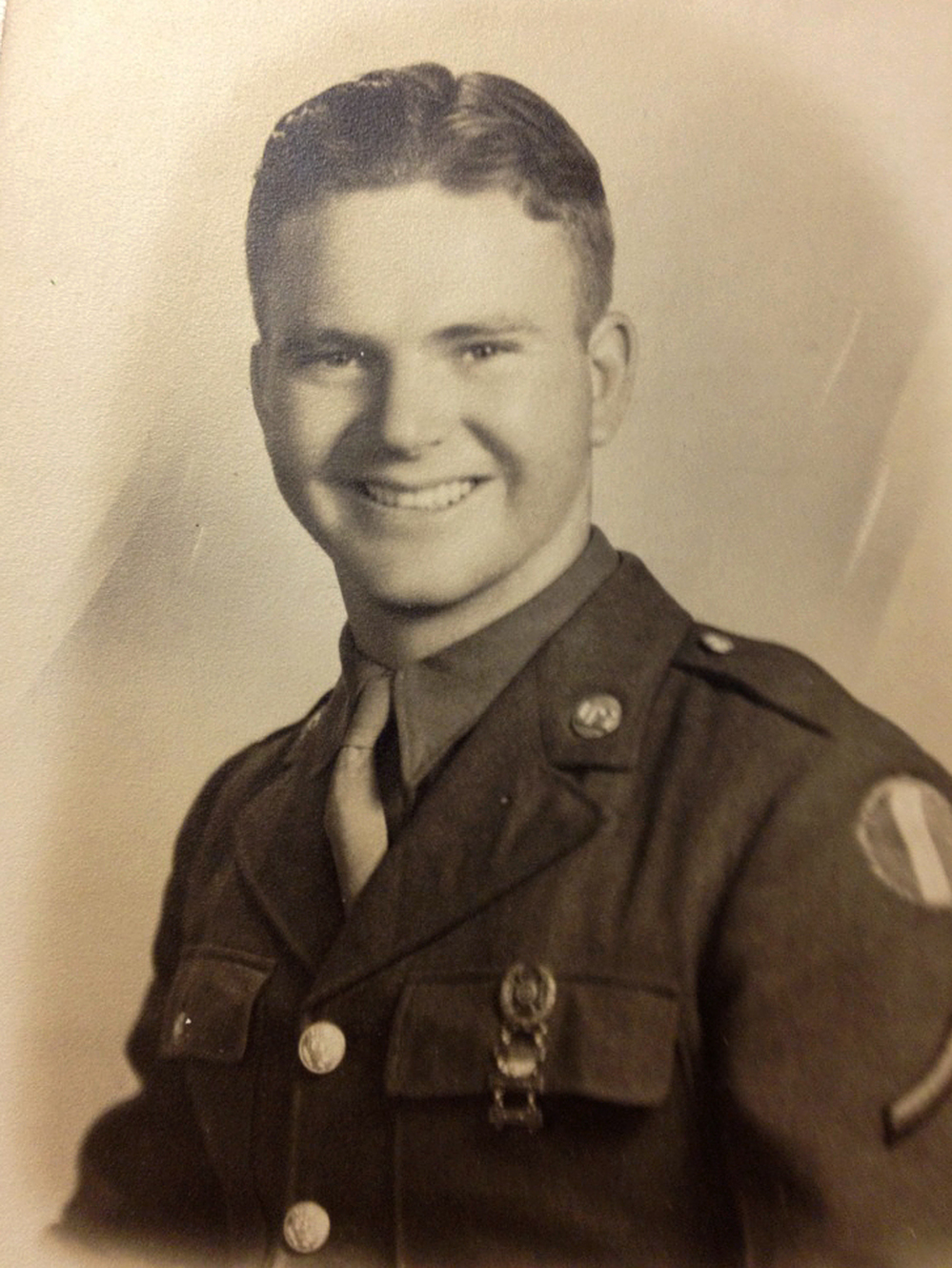After Harrison Wright was drafted into the U.S. Army as a teenager in 1943, he became a bugler.