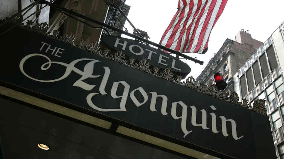 The entrance to the Algonquin Hotel on West 44th Street in New York City. The entrance to the Algonquin Hotel on West 44th Street in New York City.