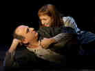 Julian Fleisher and Kristen Sieh as editor George Davis and author Carson McCullers in February House.