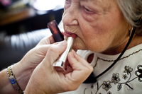 LaDonna and Kelley, both nurses, have been jointly caring for AnnaBelle for the past few years, moving her from one home to another every two weeks. She needs assistance with most routine daily activities.