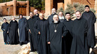 The monks of The Monastery of Christ in the Desert, on the grounds in Abiquiu, N.M. The monks of The Monastery of Christ in the Desert, on the grounds in Abiquiu, N.M.