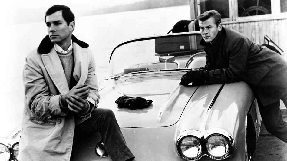 George Maharis (left) played Buz Murdock alongside Martin Milner as Tod Stiles in Route 66, two men driving across America in search of home. George Maharis (left) played Buz Murdock alongside Martin Milner as Tod Stiles in Route 66, two men driving across America in search of home.