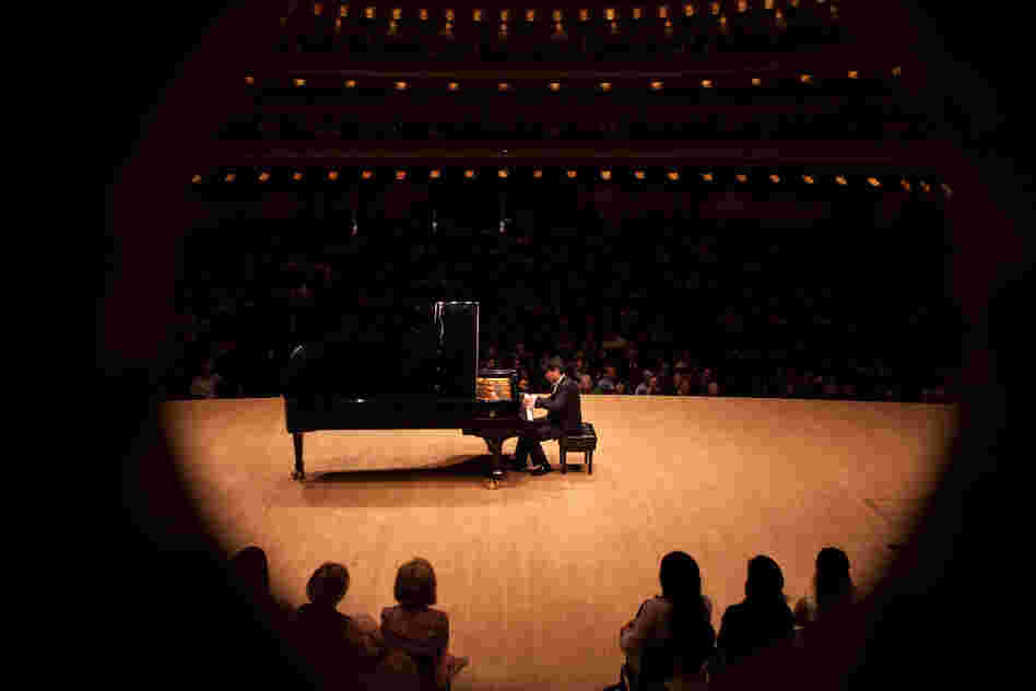 A peep from backstage at Carnegie Hall.