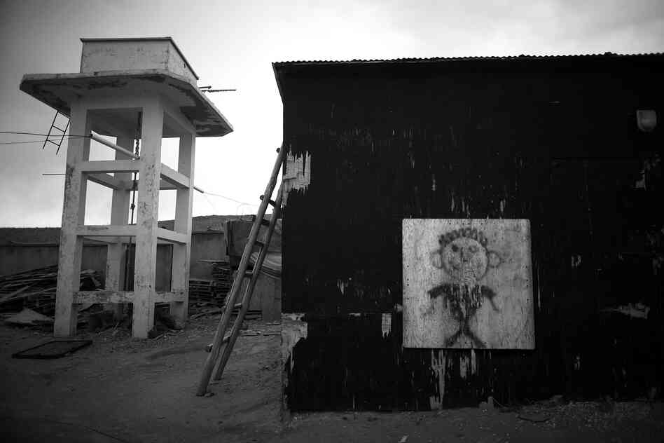 This cobbled-together collection of buildings, once used as Afghan government offices and previously occupied by the Polish army, is now home to the 82nd Airborne. All of their supplies are flown in by helicopter; the surrounding roads were rendered unusable by homemade bombs.