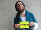 Alex Ebert at NPR West. Alex Ebert at NPR West.