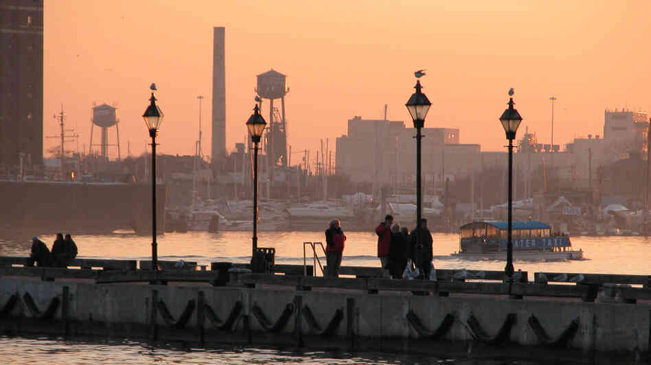 A pier at Fell's Point, a Baltimore neighborhood where Laura Lippman's private investigator protagonist Tess Monaghan once lived. A pier at Fell's Point, a Baltimore neighborhood where Laura Lippman's private investigator protagonist Tess Monaghan once lived.