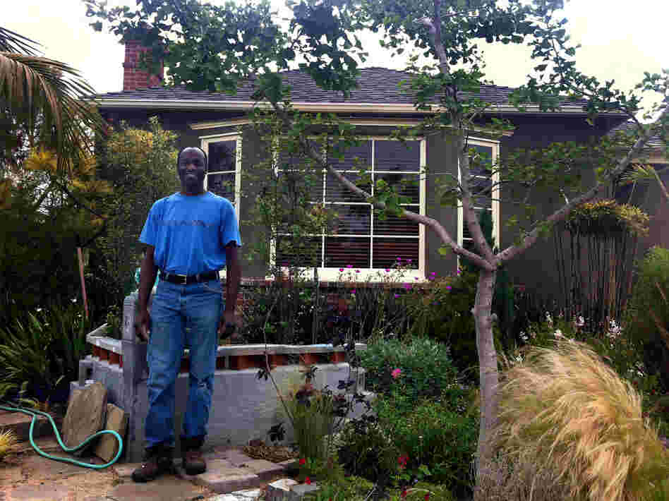 Kevin Hill, a San Diego landscape designer, was doing well financially before the downturn. Now, he says he feels "lost."