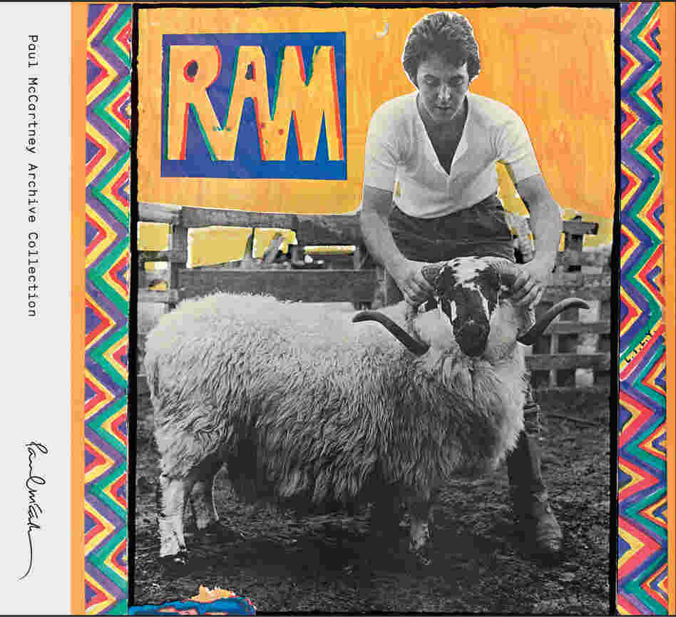 The cover of Paul and Linda McCartney's 1971 album Ram.