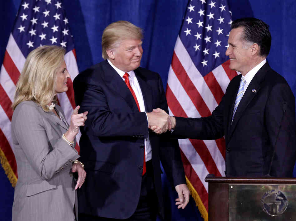 Mitt Romney keeps Donald Trump close at hand even though it's unclear from the outside what he hopes to gain.