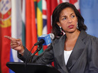 U.S. Ambassador to the United Nations Susan Rice speaks to the media after a U.N. Security Council meeting on Syria on Wednesday. U.S. Ambassador to the United Nations Susan Rice speaks to the media after a U.N. Security Council meeting on Syria on Wednesday.