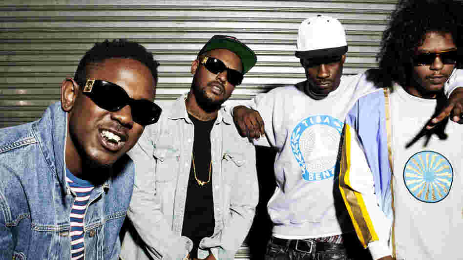 Black Hippy are (from left) Kendrick Lamar, Schoolboy Q, Jay Rock and Ab-Soul.
