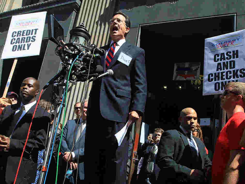 Comedian Stephen Colbert got permission from the Federal Election Commission last summer to launch his super political action committee.
