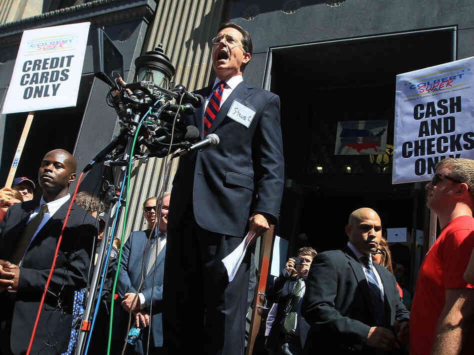 Comedian Stephen Colbert got permission from the Federal Election Commission last summer to launch his super political action committee.