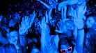 crowd dancing at the detroit electronic music festival crowd dancing at the detroit electronic music festival