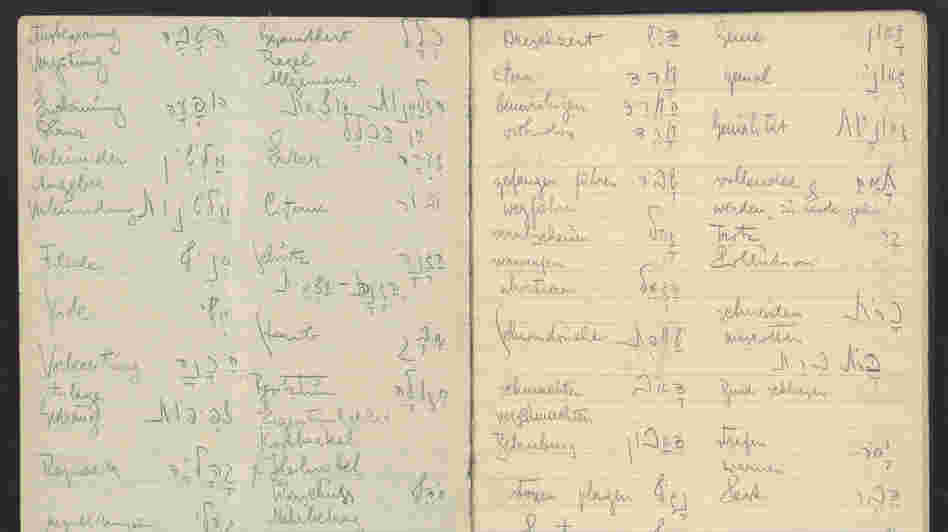 Franz Kafka, who died in 1924, studied Hebrew in Germany during the last two years of his life. This is one of eight notebooks of his Hebrew studies that are part of the Israeli National Library's collection. Israel and an elderly Israeli woman are wrangling over Kafka documents that may include unpublished manuscripts. Franz Kafka, who died in 1924, studied Hebrew in Germany during the last two years of his life. This is one of eight notebooks of his Hebrew studies that are part of the Israeli National Library's collection. Israel and an elderly Israeli woman are wrangling over Kafka documents that may include unpublished manuscripts.