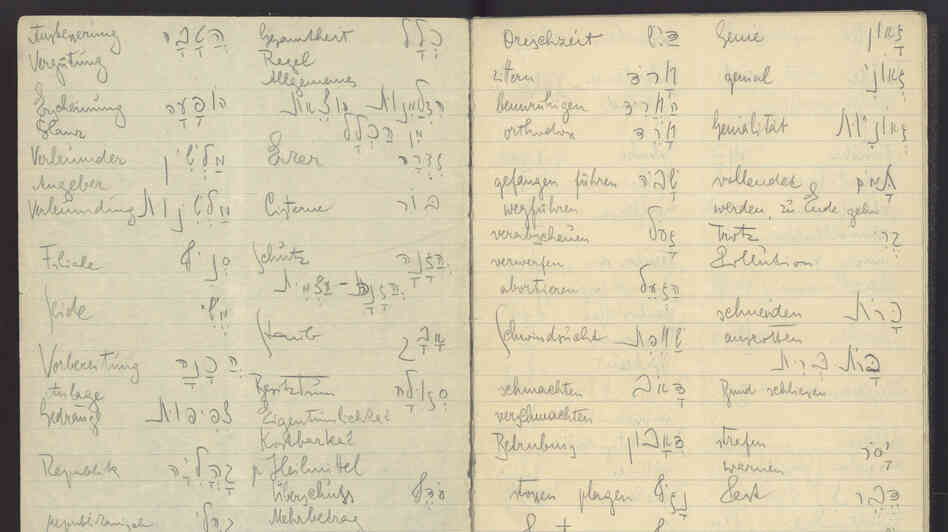 Franz Kafka, who died in 1924, studied Hebrew in Germany during the last two years of his life. This is one of eight notebooks of his Hebrew studies that are part of the Israeli National Library's collection. Israel and an elderly Israeli woman are wrangling over Kafka documents that may include unpublished manuscripts. Franz Kafka, who died in 1924, studied Hebrew in Germany during the last two years of his life. This is one of eight notebooks of his Hebrew studies that are part of the Israeli National Library's collection. Israel and an elderly Israeli woman are wrangling over Kafka documents that may include unpublished manuscripts.